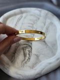 Çelik Gold Renk Cartier Model Kelepçe Bileklik